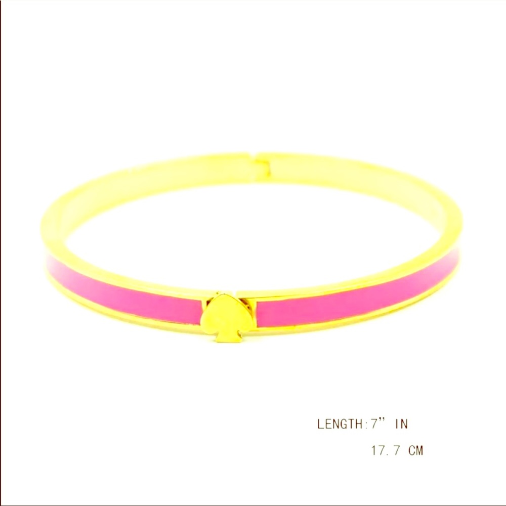 NWT 14K GOLD PINK BANGLE (SEE DESCRIPTION IN PICS)